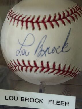 Lou Brock st. Louis, Cardinal leftfielder Hall of Fame